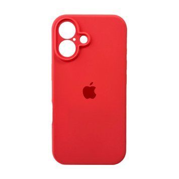 Силиконовый чехол с закрытой камерой для iPhone 16 Pink Orange 666-05490 фото