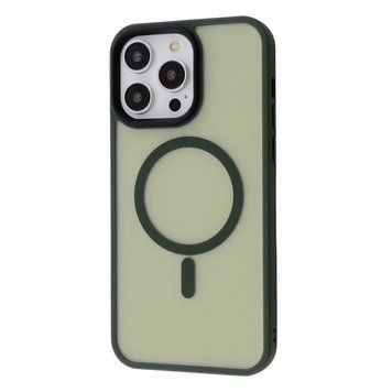Чехол WAVE Matte Insane Case with Magnetic Ring для iPhone 14 Pro Green 656-07827 фото