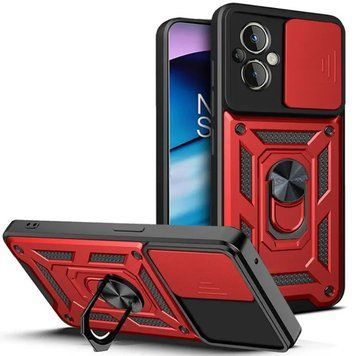 Ударопрочный чехол Camshield Serge Ring для Xiaomi Poco M5 Red 777-04538 фото