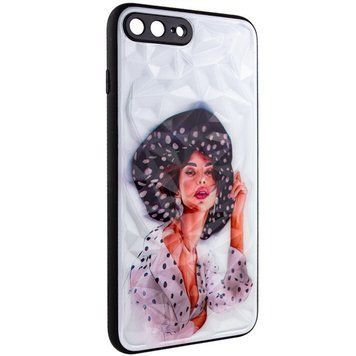 TPU+PC чехол Prisma Ladies для Apple iPhone 7 plus / 8 plus (5.5") Girl in a hat 208-06053 фото