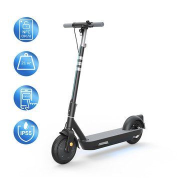 Електросамокат OKAI ES30-NEON PRO Black 10", 350(700)W, 14.7Ah, 80km, 25km\h, 25%, NFC, App, 21kg ES30-B фото