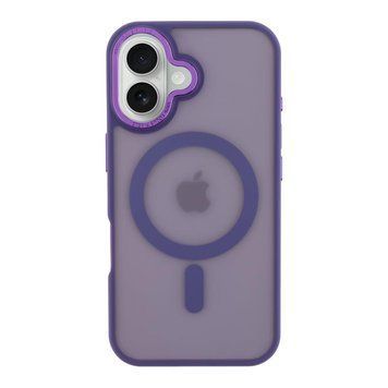 Чохол TPU+PC Goldencis Matte with MagSafe для iPhone 16 Purple 214-03404 фото