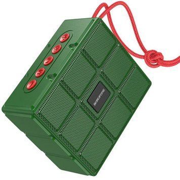 Портативна колонка BOROFONE BR16 Gage sports wireless speaker Dark Green 656-00679 фото