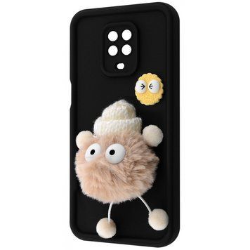 Чехол Pretty Things Case для Xiaomi Redmi Note 9S/Note 9 Pro Black/Fluffy White 777-02218 фото