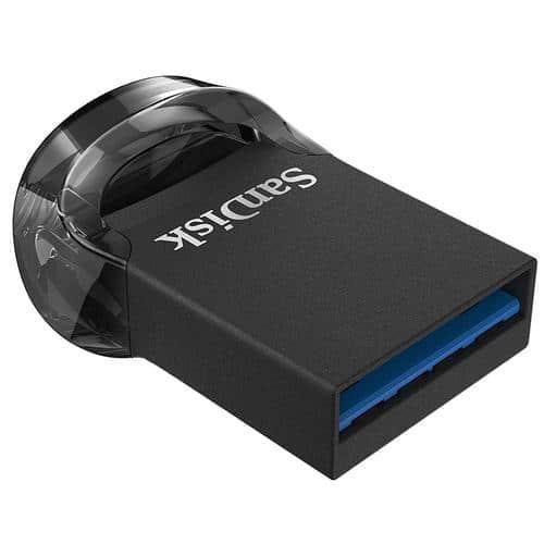 Флеш-накопитель SanDisk USB 3.1 Ultra Fit 256Gb (130Mb/s) Black SDCZ430-256G-G46 фото