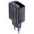 Мережевий зарядний пристрій ACEFAST A82 PD20W GaN single USB-C charger Black 656-01280 фото