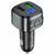 Автомобильное зарядное устройство с FM-модулятором HOCO E67 Fighter QC3.0 18W car BT FM transmitter Black 656-00580 фото