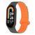 Ремінець для Xiaomi Mi Band 8/9/10 Silicone Link Grey/Orange 212-02640 фото