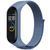 Ремінець Nylon New для Xiaomi Mi Band 3/4/5/6/7 Blue 212-01758 фото