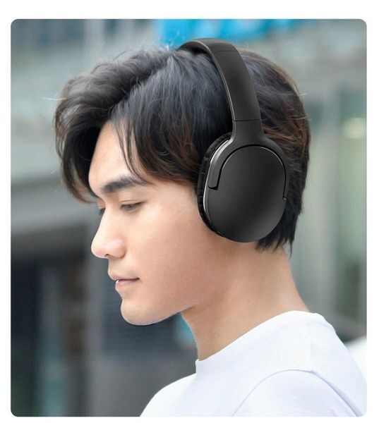 Бездротові накладні навушники Baseus Encok Wireless headphone D02 Pro Black (2022 Edition) 656-03789 фото