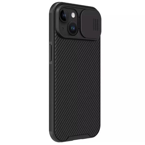 Карбонова накладка Nillkin CamShield Pro Magnetic для Apple iPhone 15 (6.1") Black 777-08107 фото