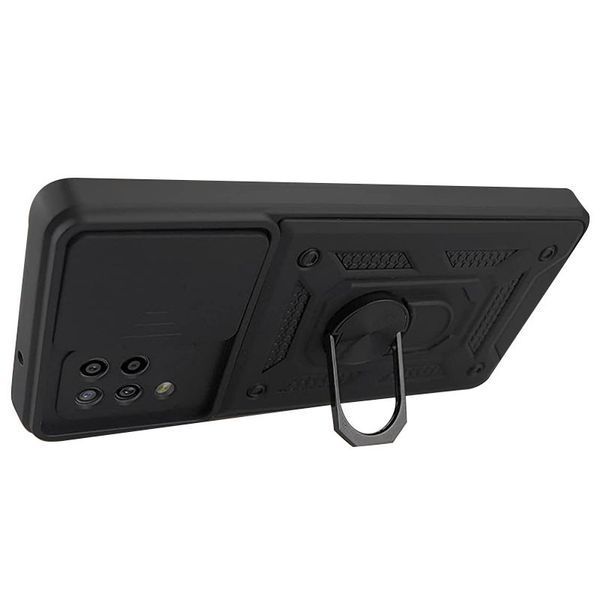 Ударостійкий чохол Camshield Serge Ring для Samsung Galaxy A22 4G / M32 Black 777-04697 фото