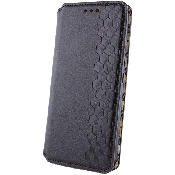 Шкіряний чохол-книжка GETMAN Cubic для Samsung Galaxy A55 Чорний 555-01695 фото