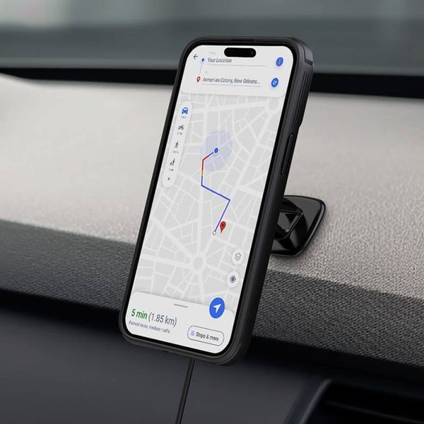 Карбонова накладка Nillkin CamShield Pro Magnetic для Apple iPhone 15 (6.1") Black 777-08107 фото