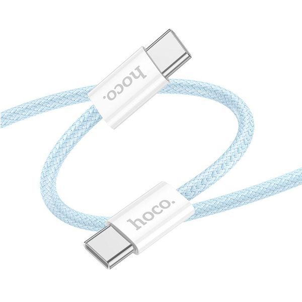 Кабель USB Hoco X104 Source 60W Type-C to Type-C 2m Зелений 209-00333 фото