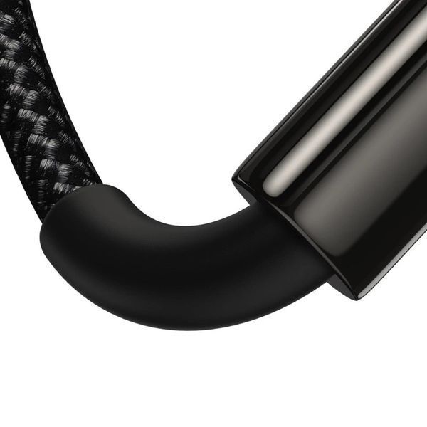 Кабель Baseus Tungsten Gold Fast Charging Data Cable USB to Type-C 100W 1m Black CAWJ000001 фото