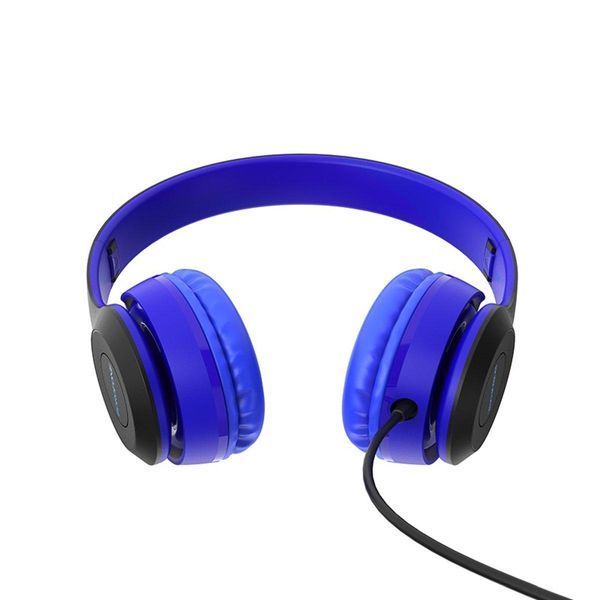 Навушники BOROFONE BO5 Star sound wired headphones Blue 656-01009 фото
