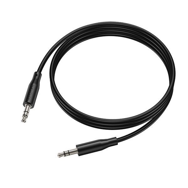 Аудіокабель BOROFONE BL26 3.5mm male to 3.5mm male, TPE, 1m Black 6941991122170 фото