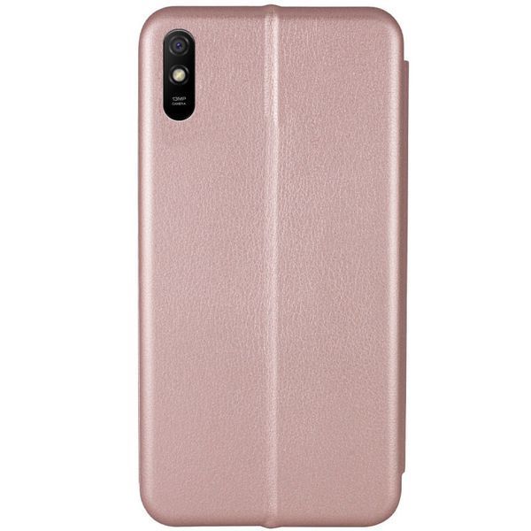 Шкіряний чохол-книжка Classy для Xiaomi Redmi 9A Rose Gold 777-05969 фото