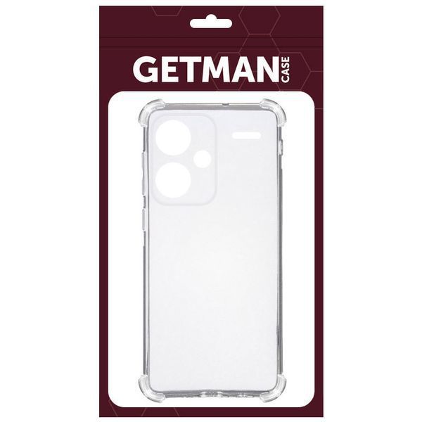TPU чохол GETMAN Ease посилені кути Full Camera для Xiaomi Redmi Note 13 Pro+ 555-02541 фото
