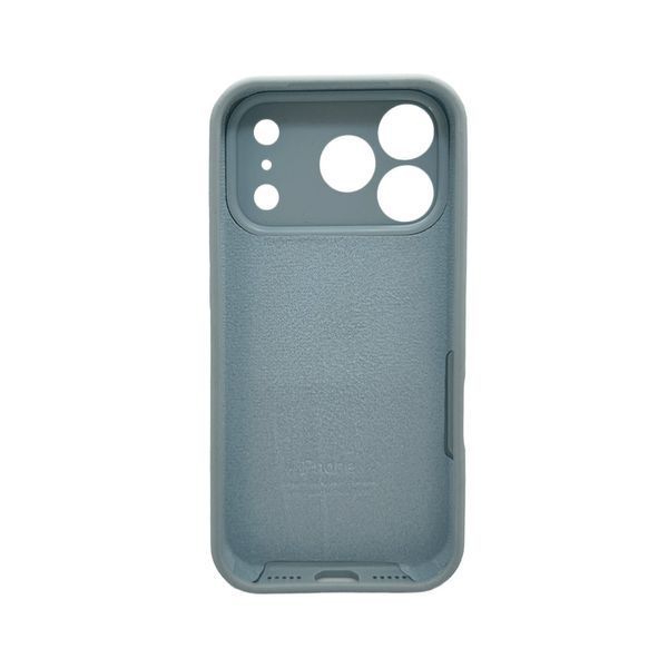 Силіконовий чохол з закритою камерою для iPhone 17 Pro Max / 18 Pro Max (6.9") Sierra Blue 666-04344 фото