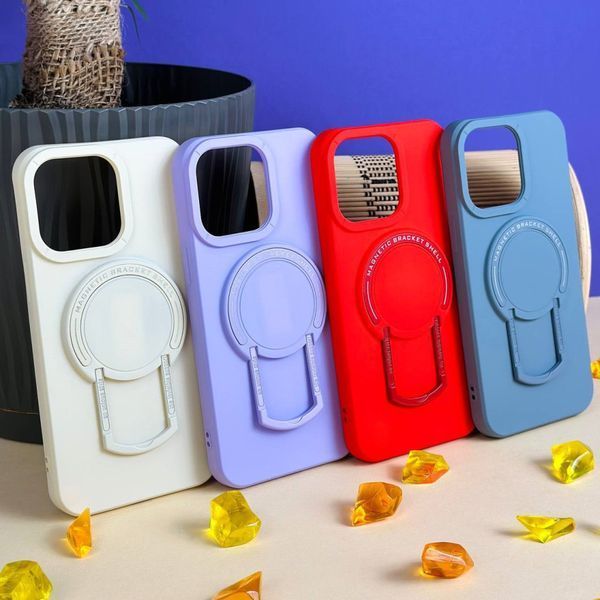 Чохол TPU Back Case Metal Stand with MagSafe для iPhone 11 Pro Max Black 214-02107 фото