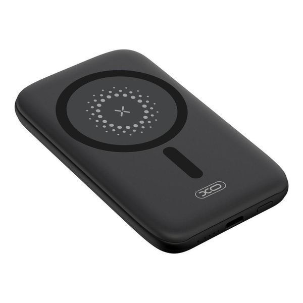 Power Bank XO PR153 PD20W Magnetic wireless 15W Type-C 5000mAh Чорний 656-01486 фото