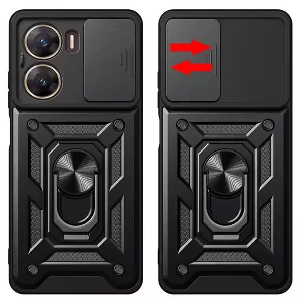 Ударостійкий чохол Camshield Serge Ring для Xiaomi Poco X7 Pro Black 777-04285 фото