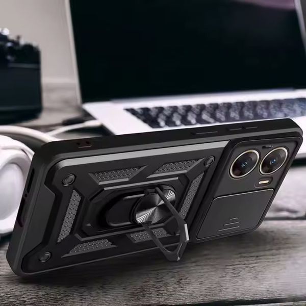 Ударостійкий чохол Camshield Serge Ring для Xiaomi Poco X7 Pro Black 777-04285 фото
