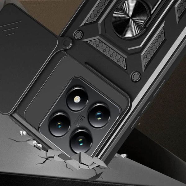 Ударопрочный чехол Camshield Serge Ring для Xiaomi 14T Pro Black 777-04345 фото