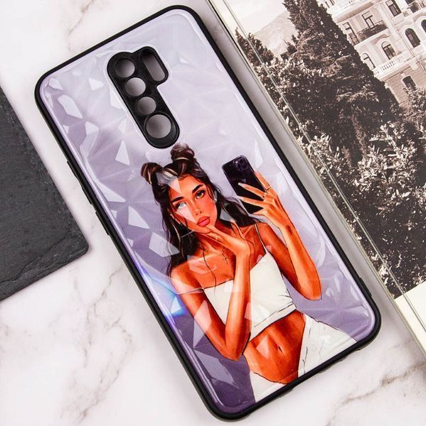 TPU+PC чохол Prisma Ladies для Xiaomi Redmi 9 Black in White 777-07425 фото