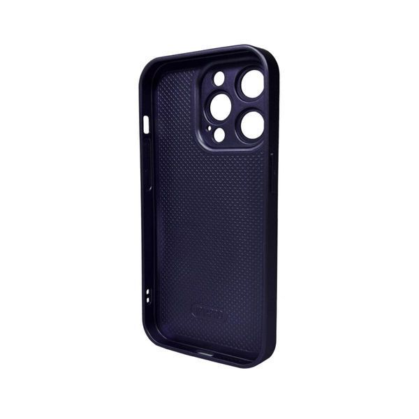 Чохол для смартфона AG Glass Matt Frame Color для iPhone 14 Pro Deep Purple 666-00614 фото