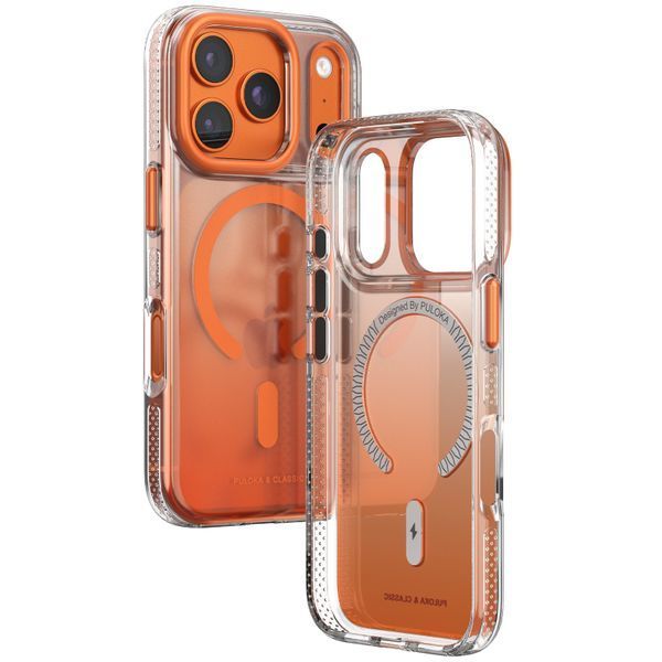 Чохол TPU+PC Puloka Resplendent with Magnetic Fit для Apple iPhone 17 Pro Max / 18 Pro Max (6.9") (6.9") Orange ILSO-00000088061-6 фото