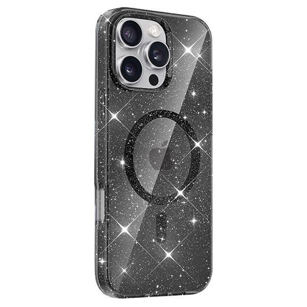 Чехол TPU Eclipse Sparkle (MagFit) для Apple iPhone 16 Pro Max (6.9") Black 214-03761 фото