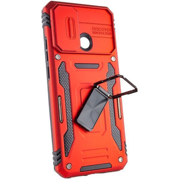 Ударостійкий чохол Camshield Army Ring для Xiaomi Redmi 9C / 10A Red 777-05110 фото