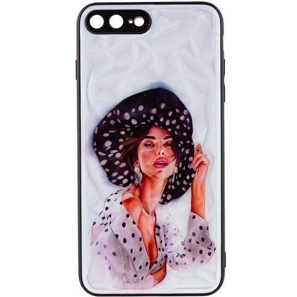 TPU+PC чохол Prisma Ladies для Apple iPhone 7 plus / 8 plus (5.5") Girl in a hat 208-06053 фото