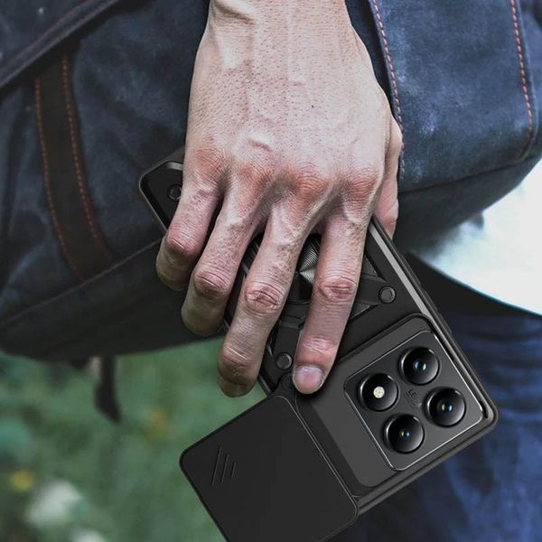 Ударопрочный чехол Camshield Serge Ring для Xiaomi 14T Pro Black 777-04345 фото