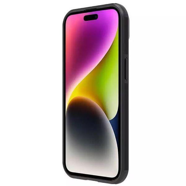 Карбонова накладка Nillkin CamShield Pro Magnetic для Apple iPhone 15 (6.1") Black 777-08107 фото