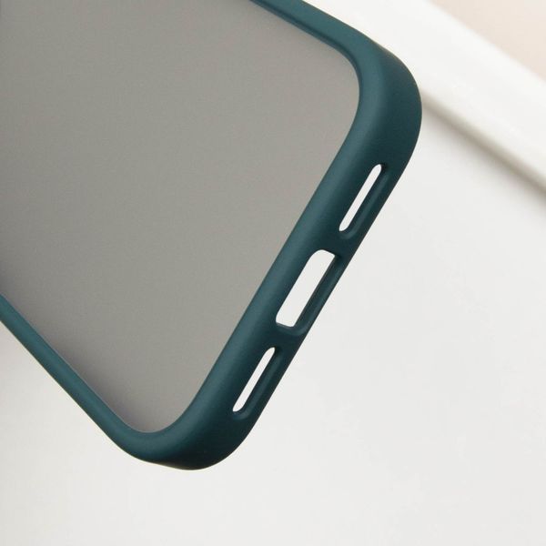 TPU+PC чехол Metal Buttons для Apple iPhone 16 (6.1") Зеленый 777-08252 фото