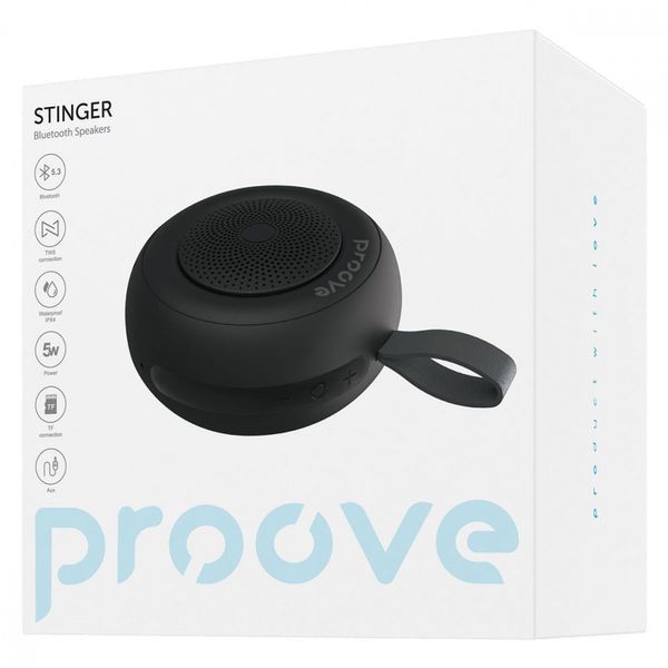 Портативна акустика Proove Stinger 5W Black 202-00470 фото
