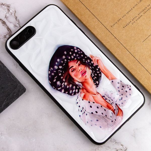 TPU+PC чохол Prisma Ladies для Apple iPhone 7 plus / 8 plus (5.5") Girl in a hat 208-06053 фото