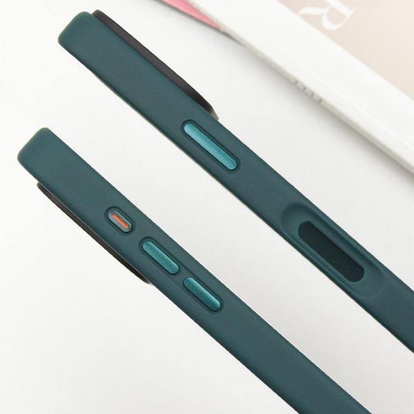 TPU+PC чехол Metal Buttons для Apple iPhone 16 (6.1") Зеленый 777-08252 фото