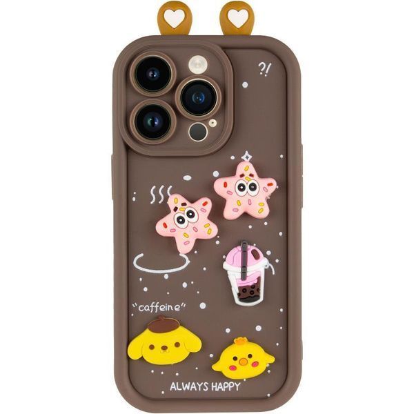 Чохол TPU Toys Case with Ears для Apple iPhone 12 Pro Max (6.7") Brown 208-05387 фото