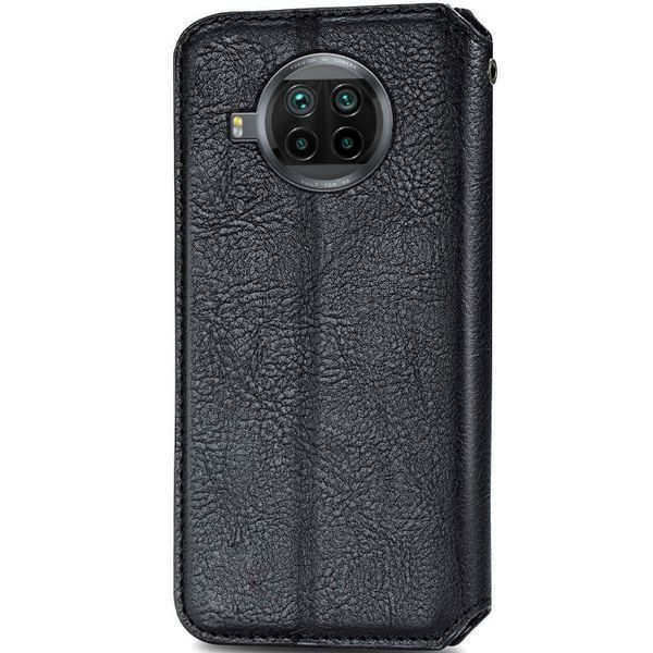 Шкіряний чохол-книжка GETMAN Cubic для Xiaomi Mi 10T Lite / Redmi Note 9 Pro 5G Чорний 555-01949 фото