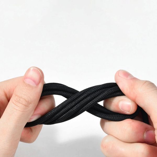 Кабель Baseus Tungsten Gold Fast Charging Data Cable USB to Type-C 100W 1m Black CAWJ000001 фото