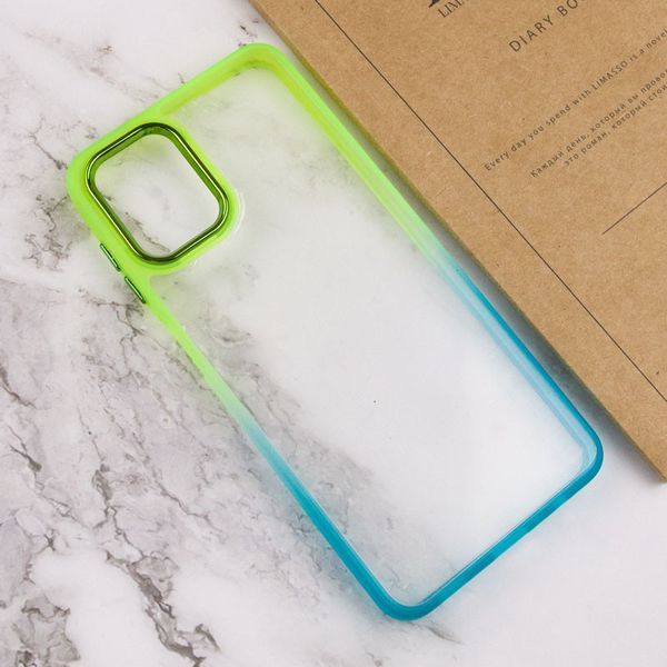 Чохол TPU+PC Fresh sip series для Realme C67 4G Бірюзовий / Лимонний 777-06576 фото