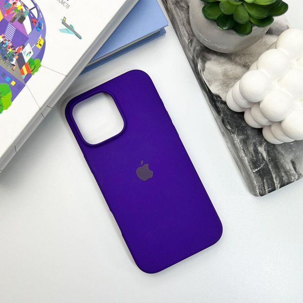 Силиконовый чехол для iPhone 16 Pro Dark Purple 666-01201 фото