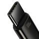 Кабель Baseus Tungsten Gold Fast Charging Data Cable USB to Type-C 100W 1m Black CAWJ000001 фото 3