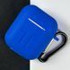 Силіконовий чохол із карабіном для навушників AirPods 2 Blue 203-00445 фото 1