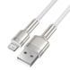 Кабель Baseus Cafule Series Metal Data Cable USB to IP 2.4A 2m White CALJK-B02 фото 6